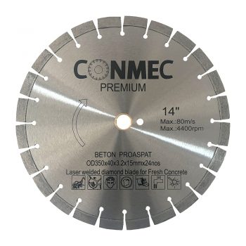 Conmec Premium 350 - disc beton proaspat