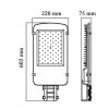 Lampa stradala 100W 6000K - imagine 2