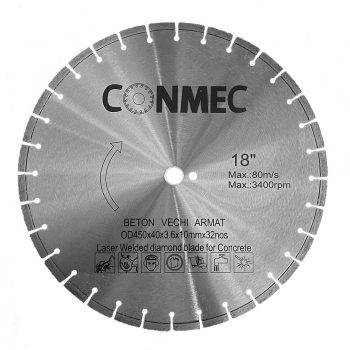 Disc diamantat pt beton vechi Conmec 450